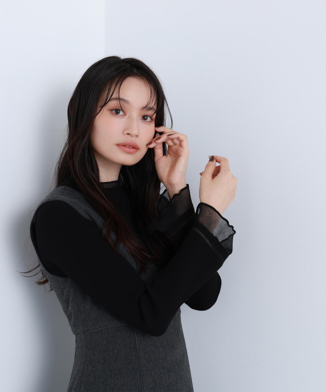 【Oggi・sweet掲載】【ちょうど、いい服】“さりげな”シアースリーブニット