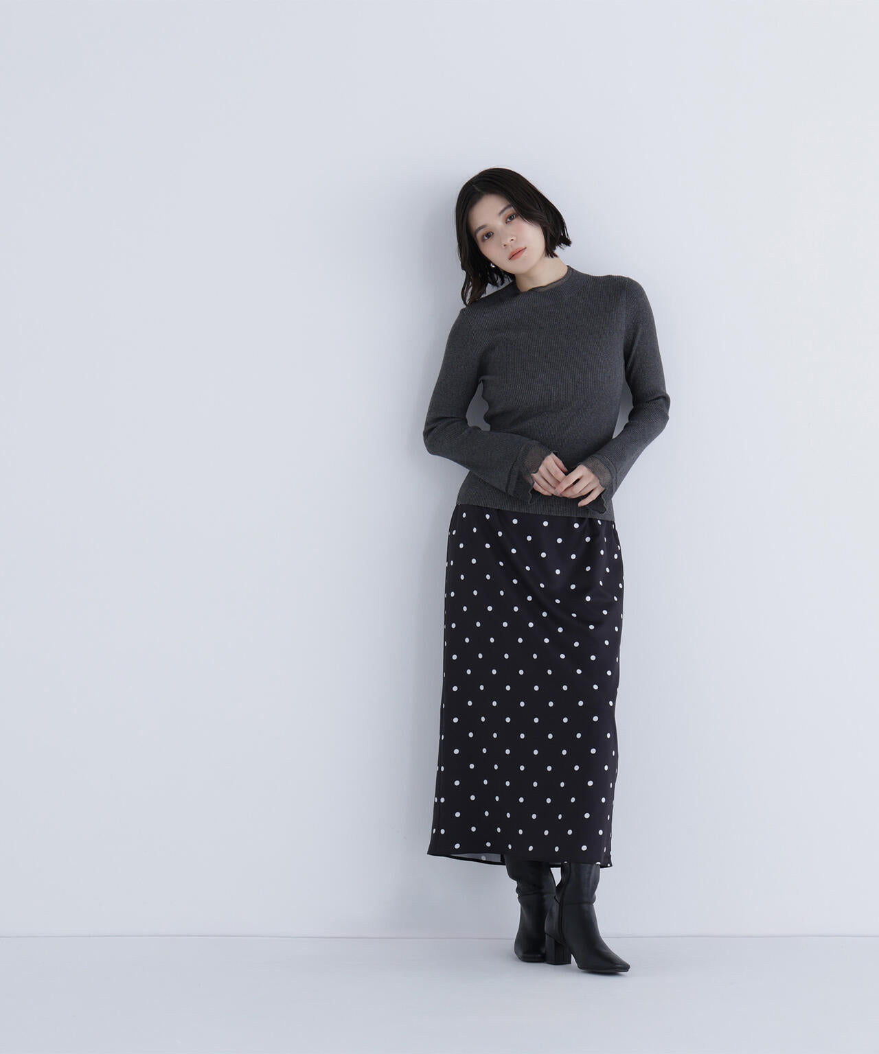 【Oggi・sweet掲載】【ちょうど、いい服】“さりげな”シアースリーブニット