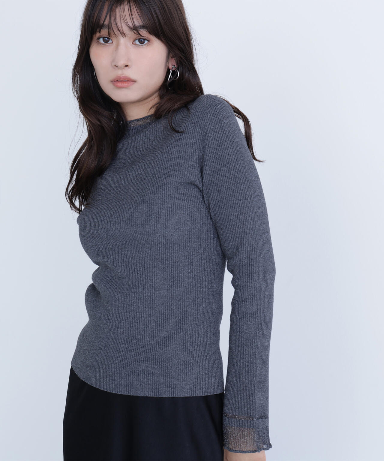 【Oggi・sweet掲載】【ちょうど、いい服】“さりげな”シアースリーブニット