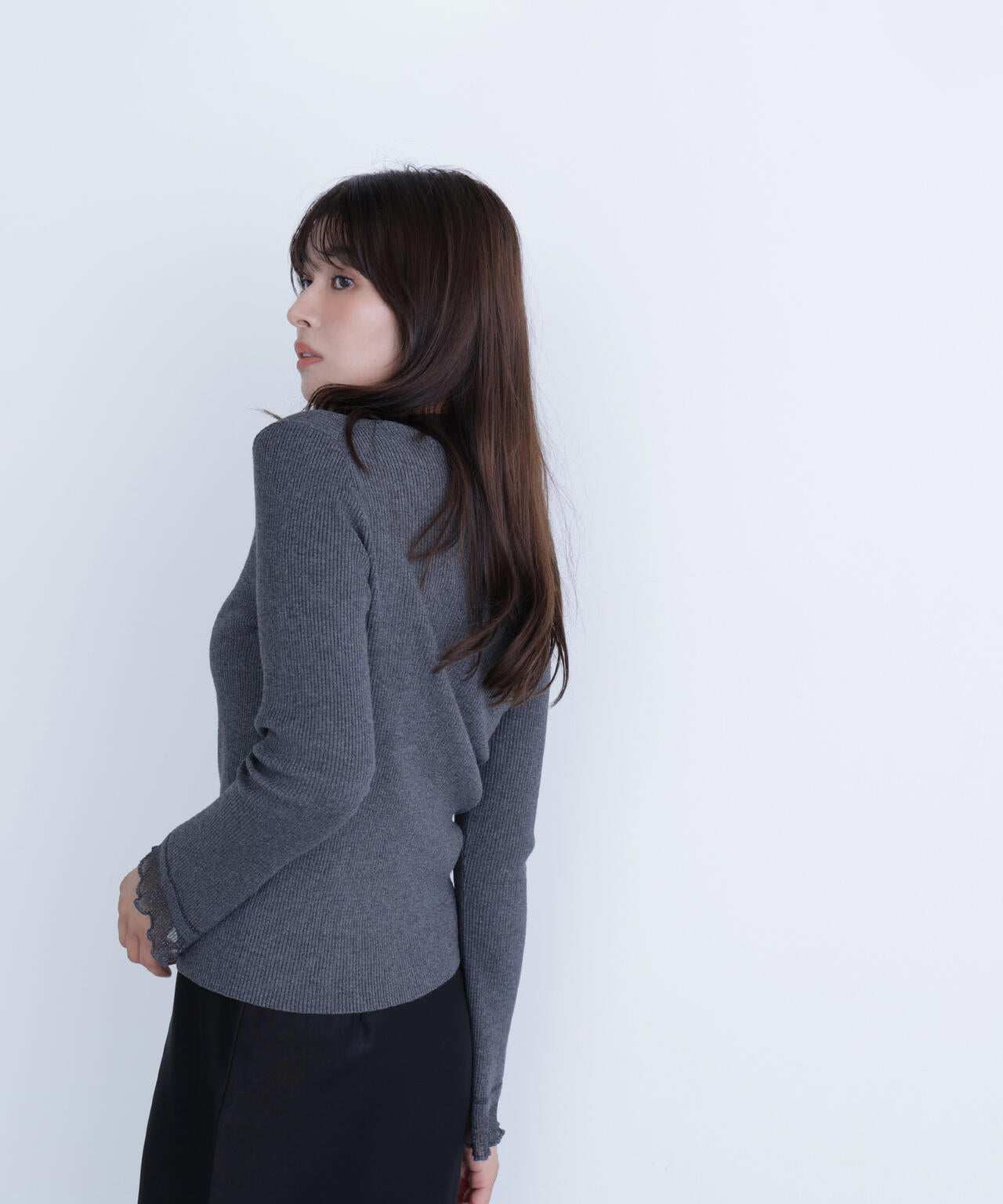 【Oggi・sweet掲載】【ちょうど、いい服】“さりげな”シアースリーブニット