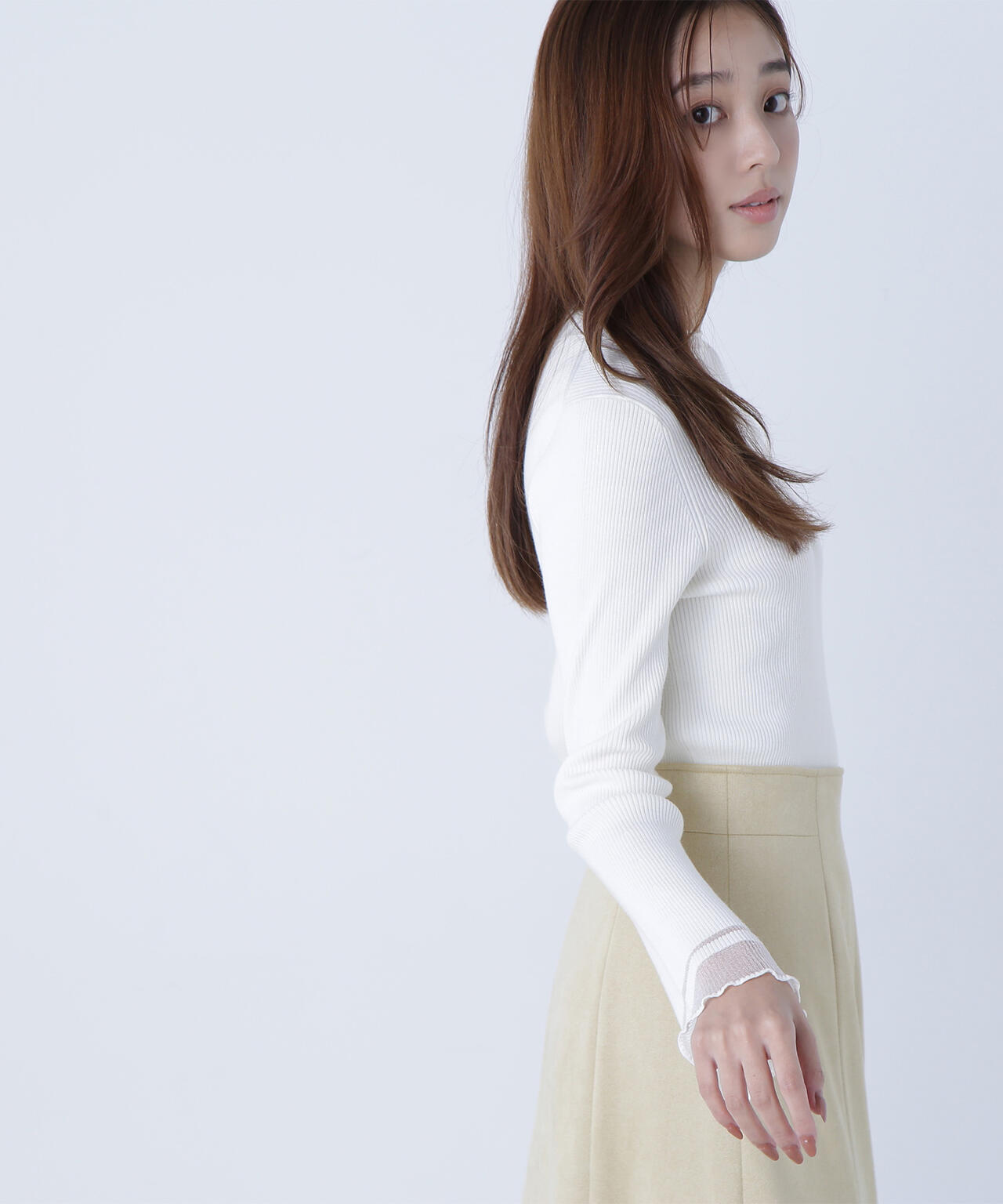 【Oggi・sweet掲載】【ちょうど、いい服】“さりげな”シアースリーブニット