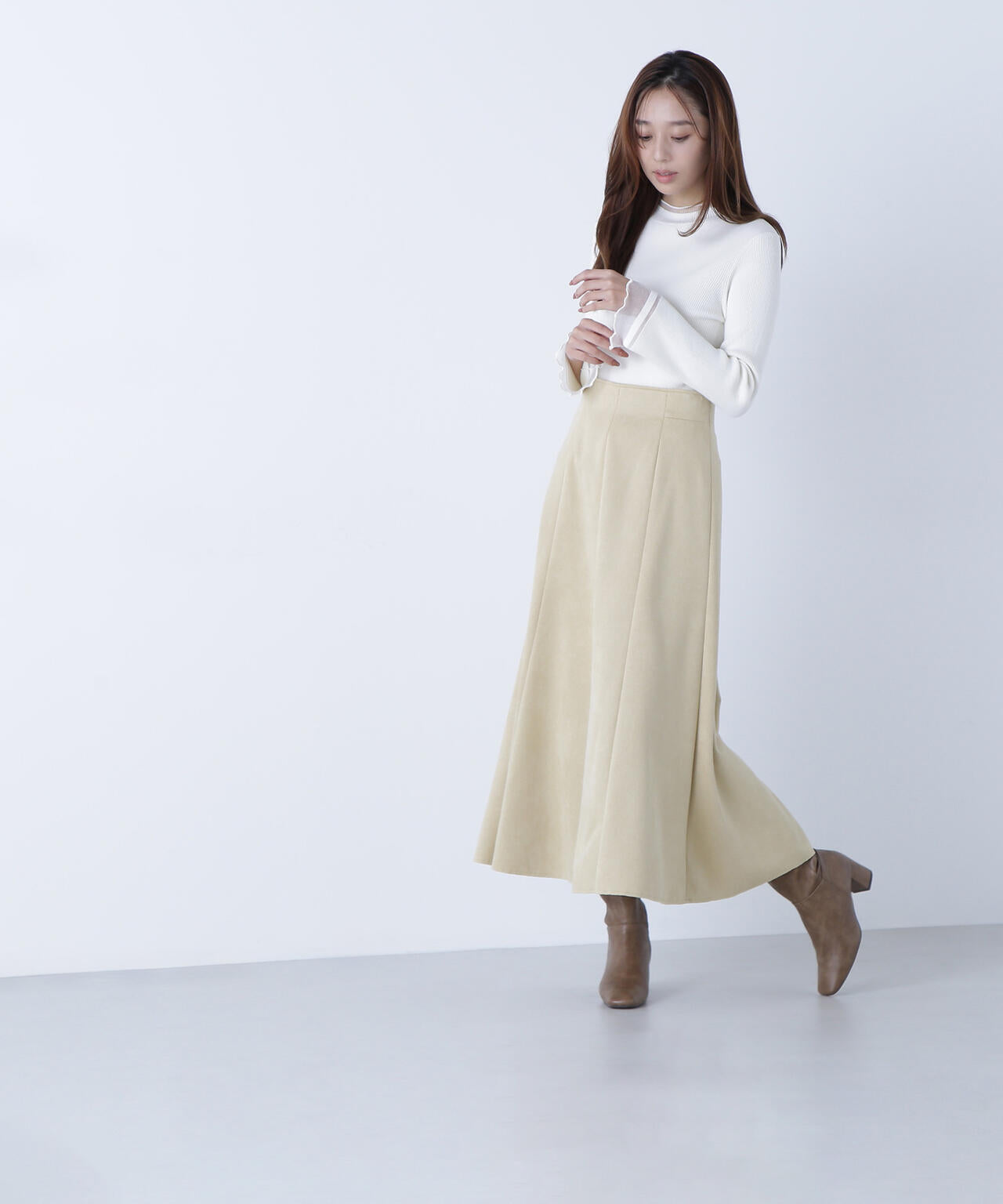 【Oggi・sweet掲載】【ちょうど、いい服】“さりげな”シアースリーブニット