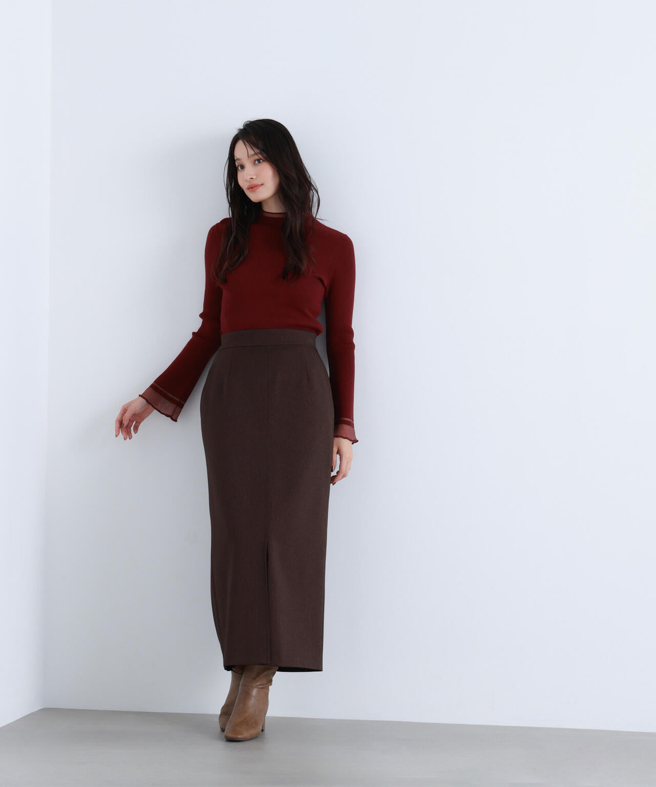 【Oggi・sweet掲載】【ちょうど、いい服】“さりげな”シアースリーブニット