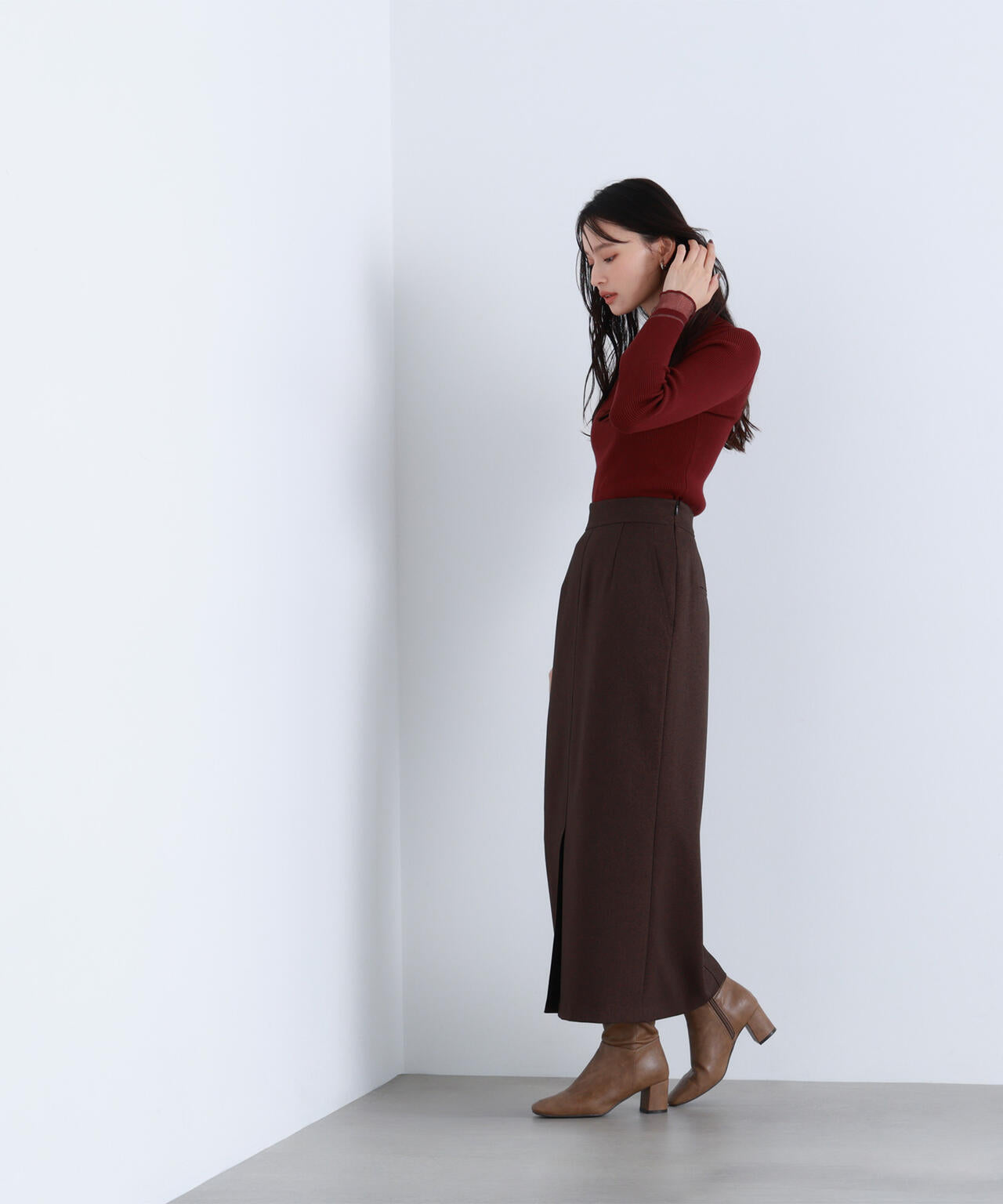 【Oggi・sweet掲載】【ちょうど、いい服】“さりげな”シアースリーブニット