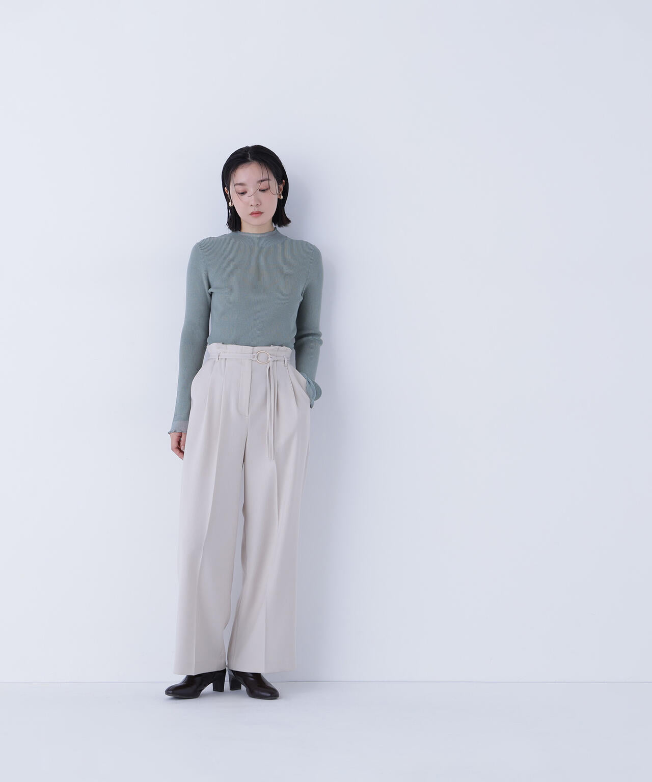 【Oggi・sweet掲載】【ちょうど、いい服】“さりげな”シアースリーブニット