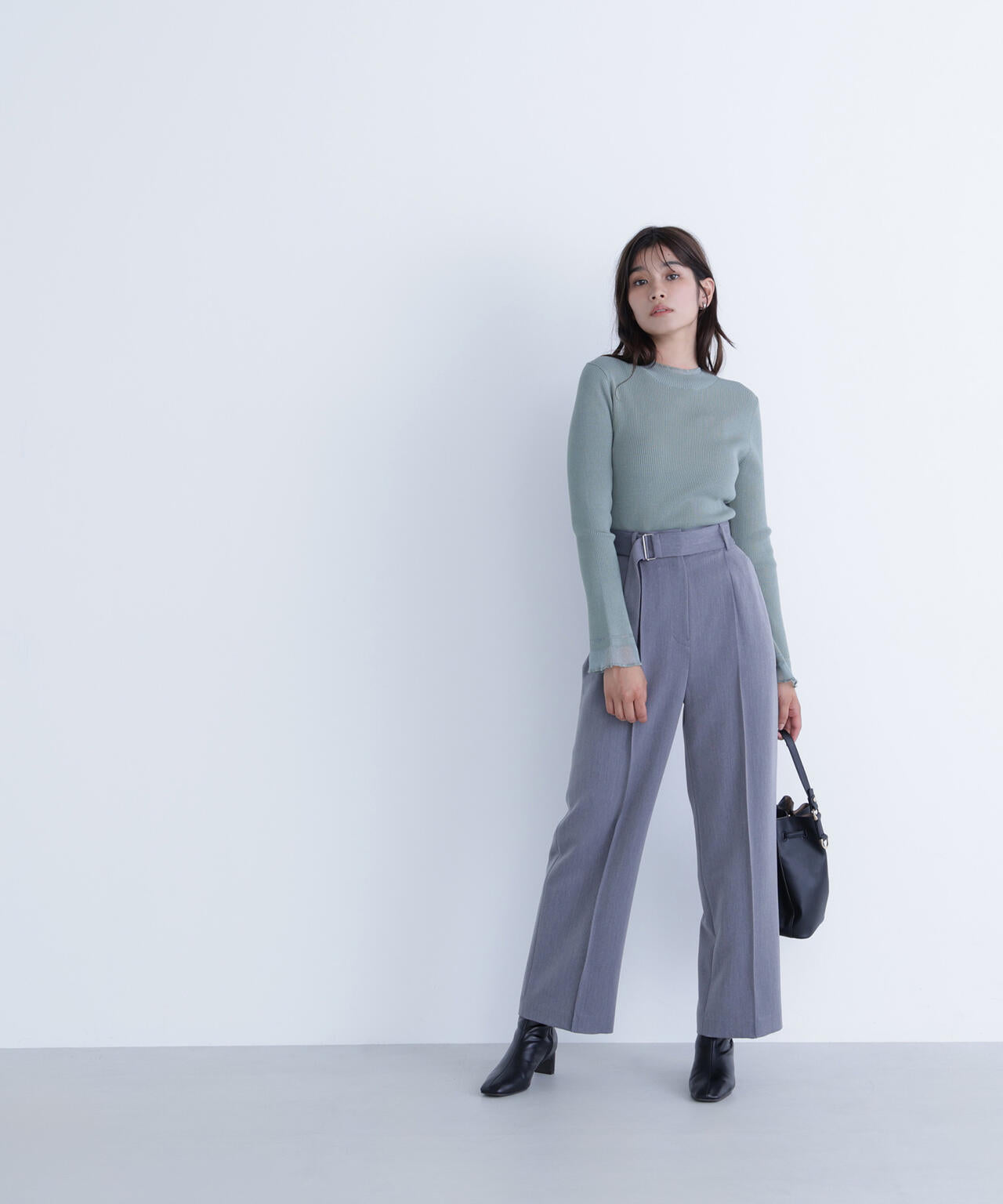 【Oggi・sweet掲載】【ちょうど、いい服】“さりげな”シアースリーブニット