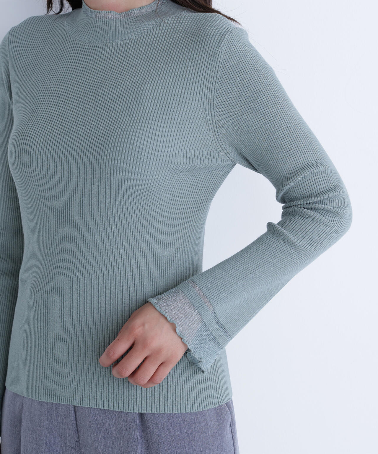 【Oggi・sweet掲載】【ちょうど、いい服】“さりげな”シアースリーブニット