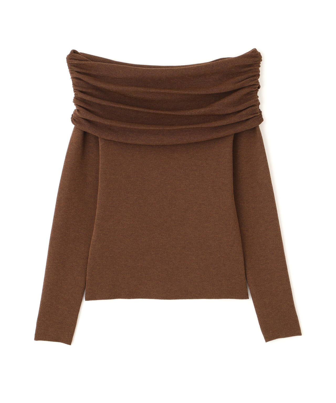 オフショルコンパクトニット