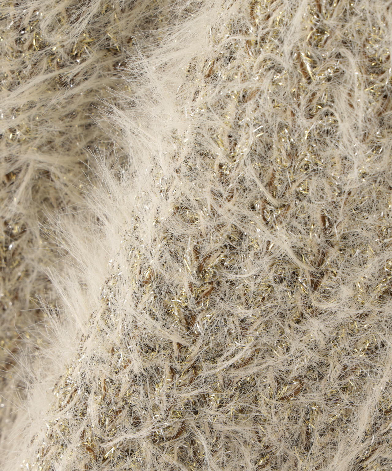 【Oggi掲載】キーネックシャギーラメニット