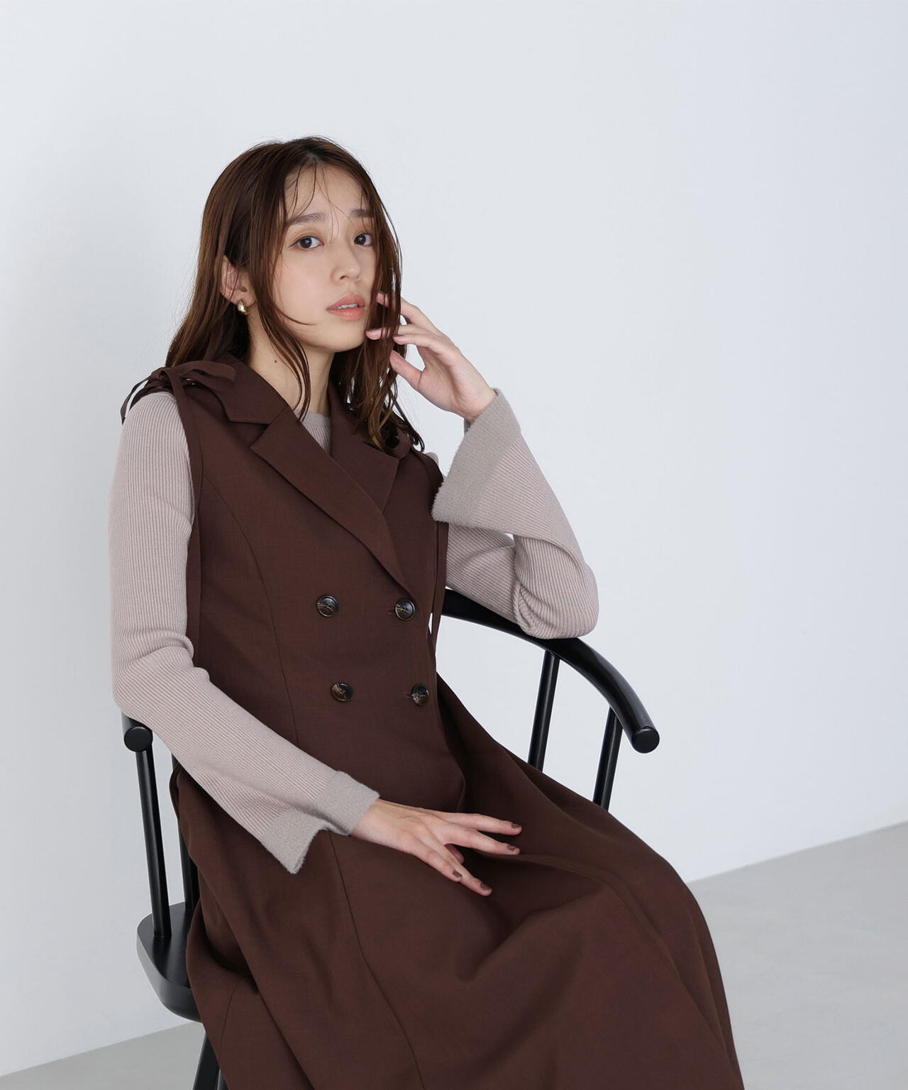 ミニシャギートリムニット