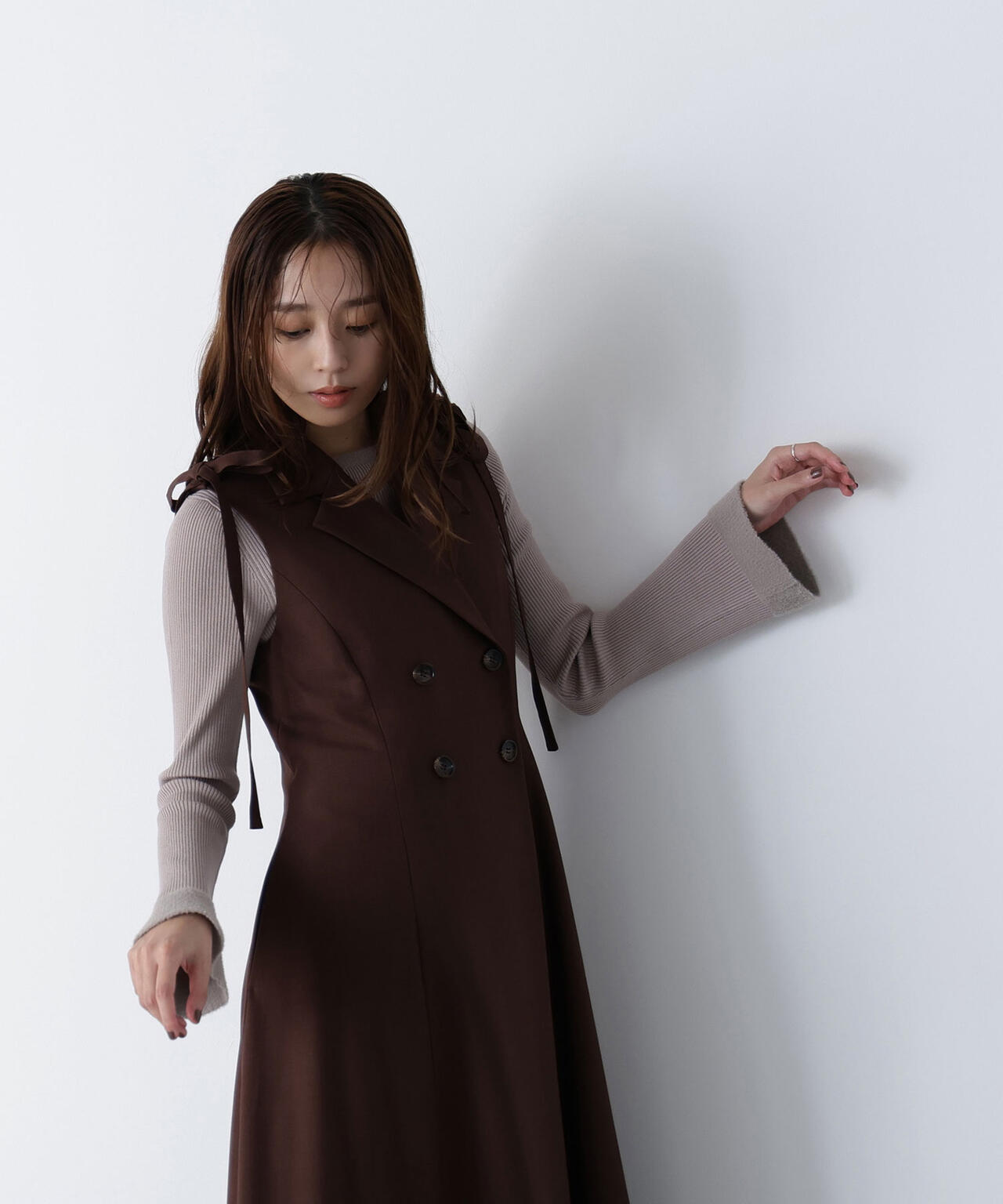 ミニシャギートリムニット