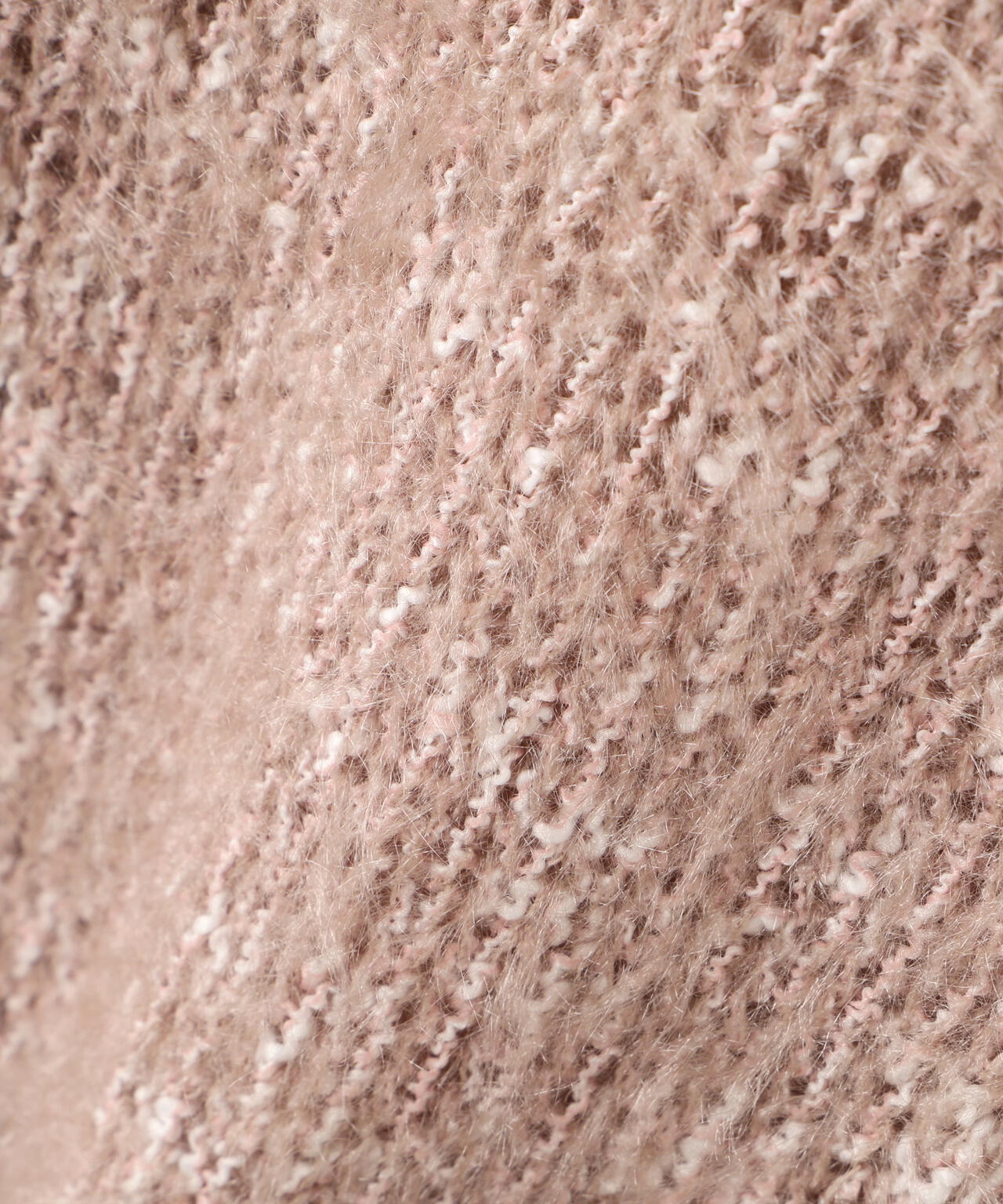 ミックスカラーヘアリーニット