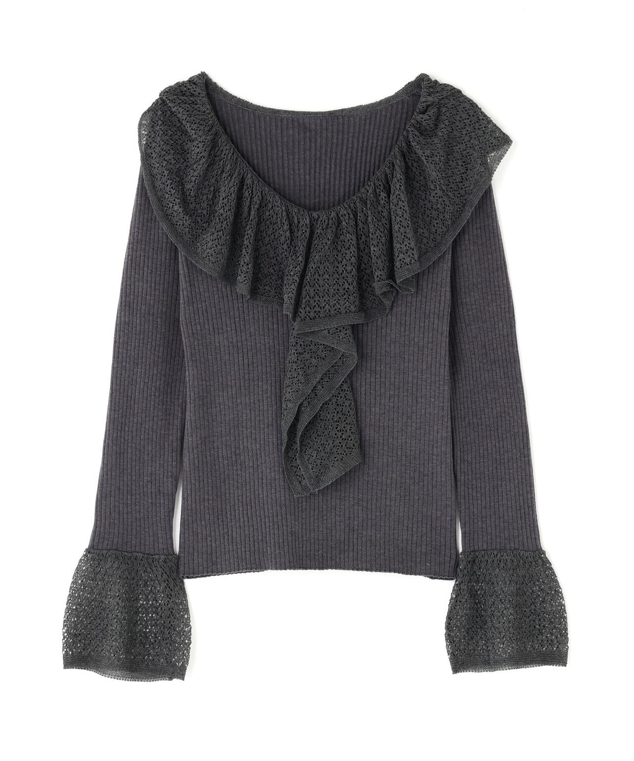 レーストリムリブニット