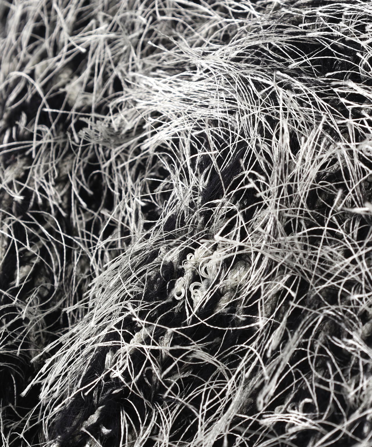 【BLANC】ミックスシャギーニット