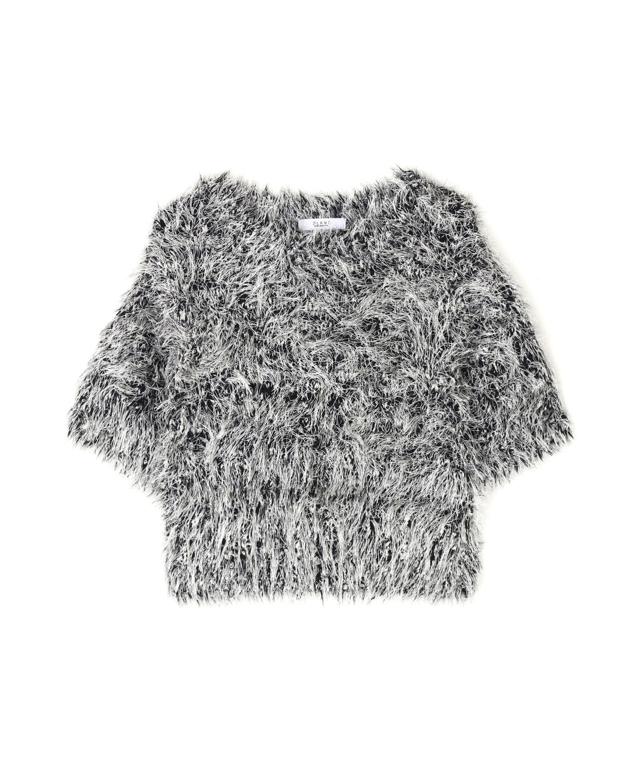 【BLANC】ミックスシャギーニット