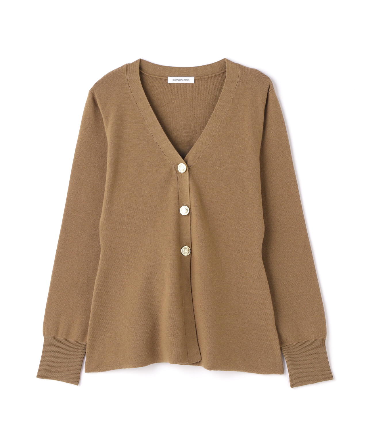 ウエストシェイプスリットカーディガン