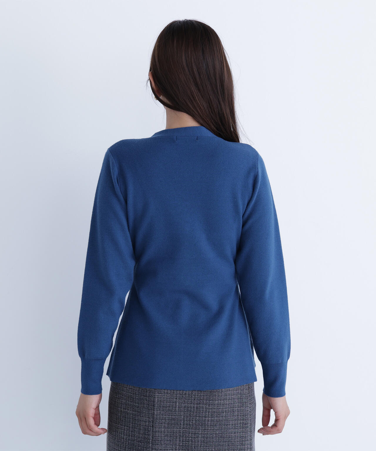 ウエストシェイプスリットカーディガン