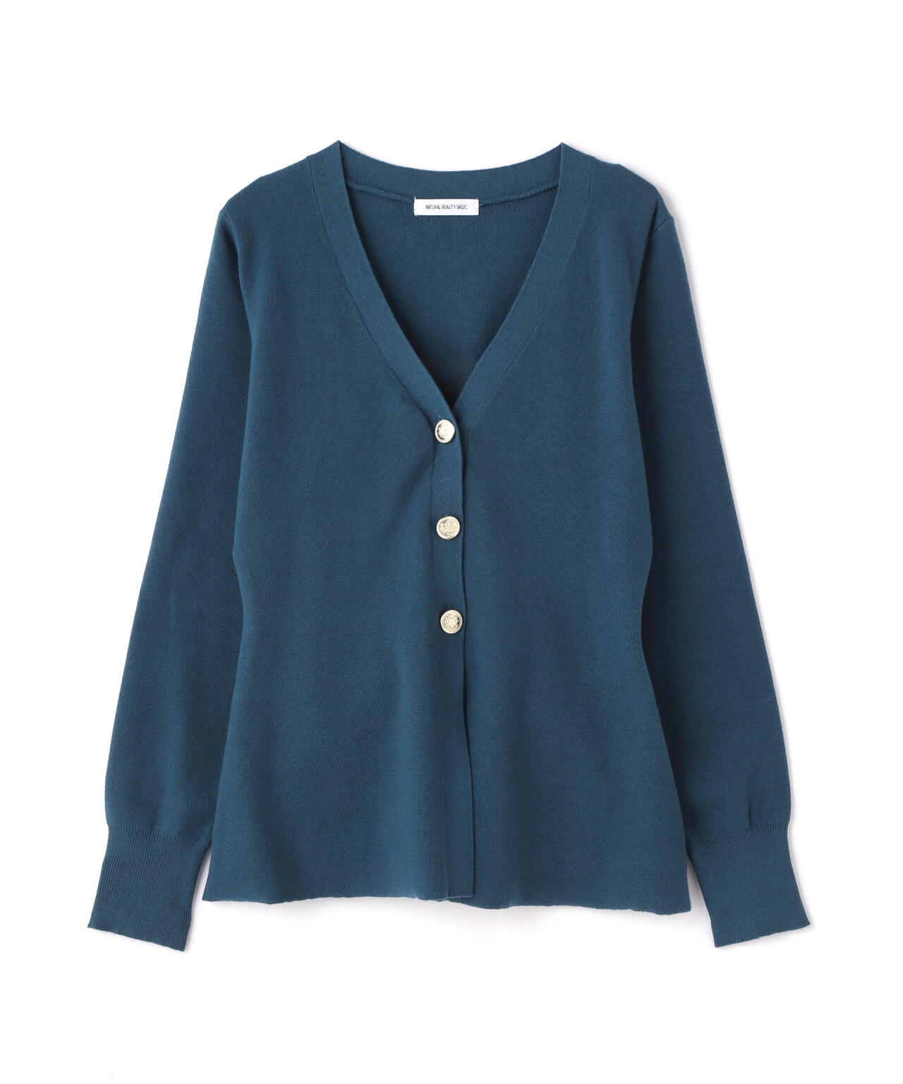 ウエストシェイプスリットカーディガン