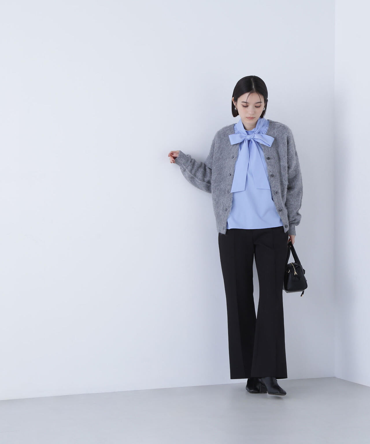 2wayヘアリーカーディガン