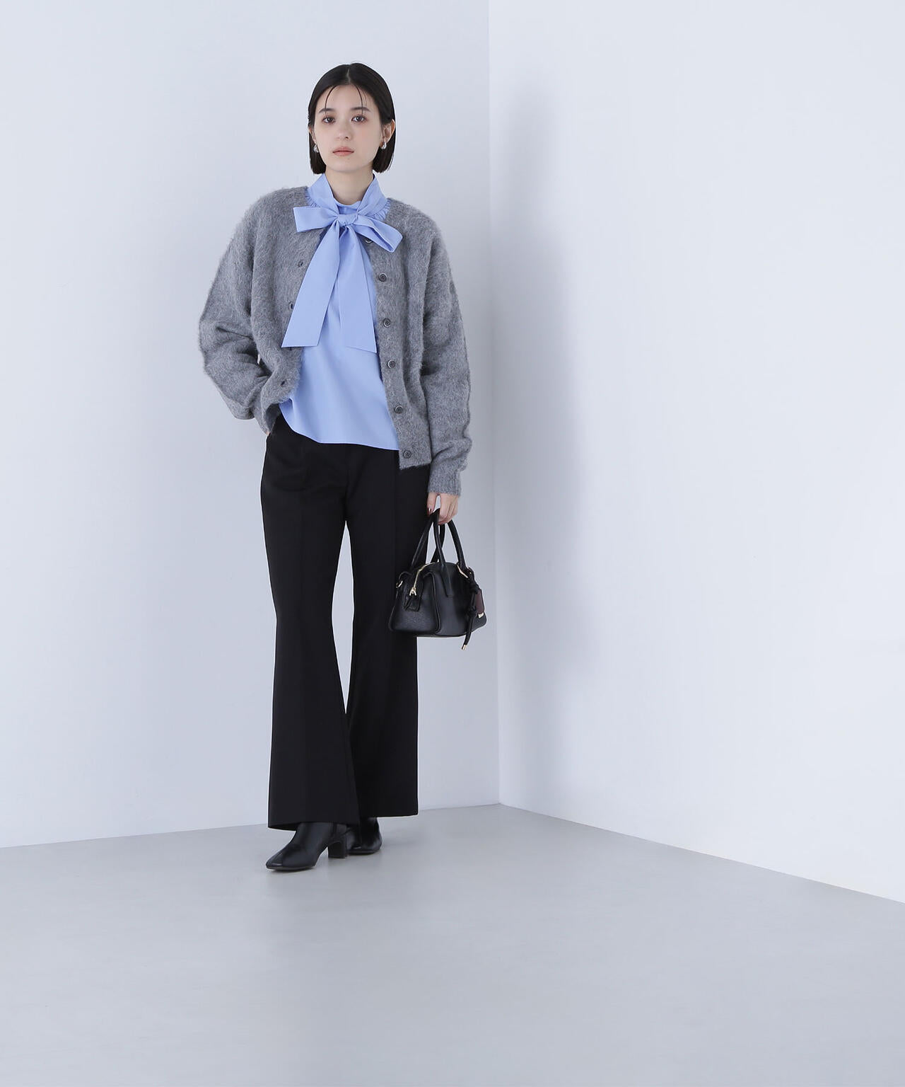 2wayヘアリーカーディガン