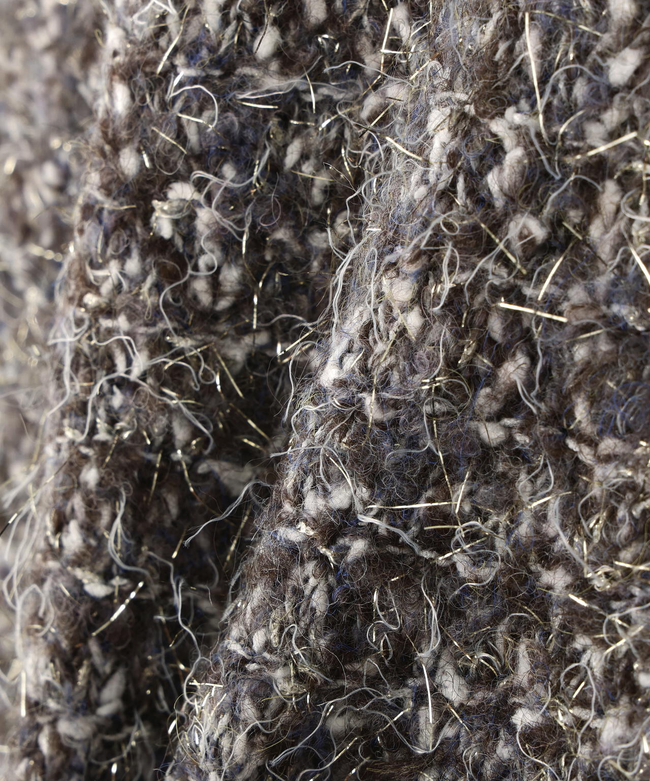 ラメツイードニットジャケット