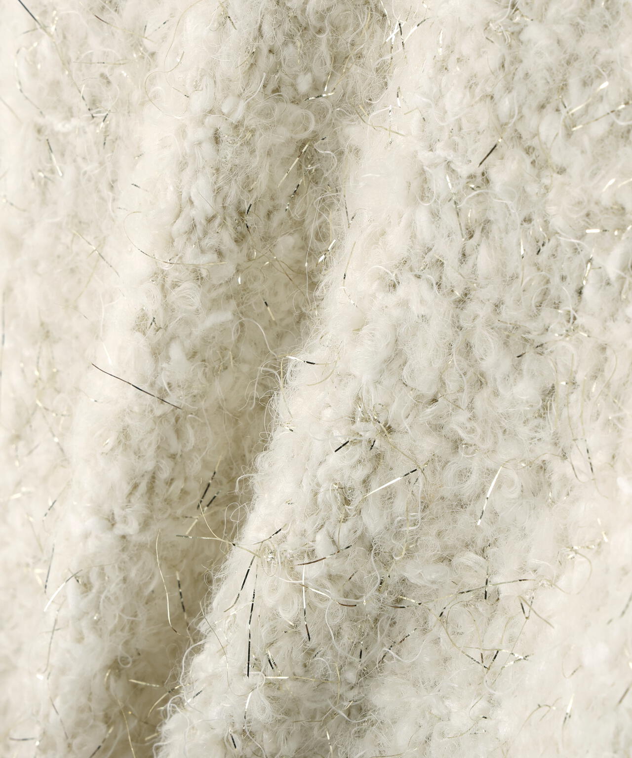 ラメツイードニットジャケット