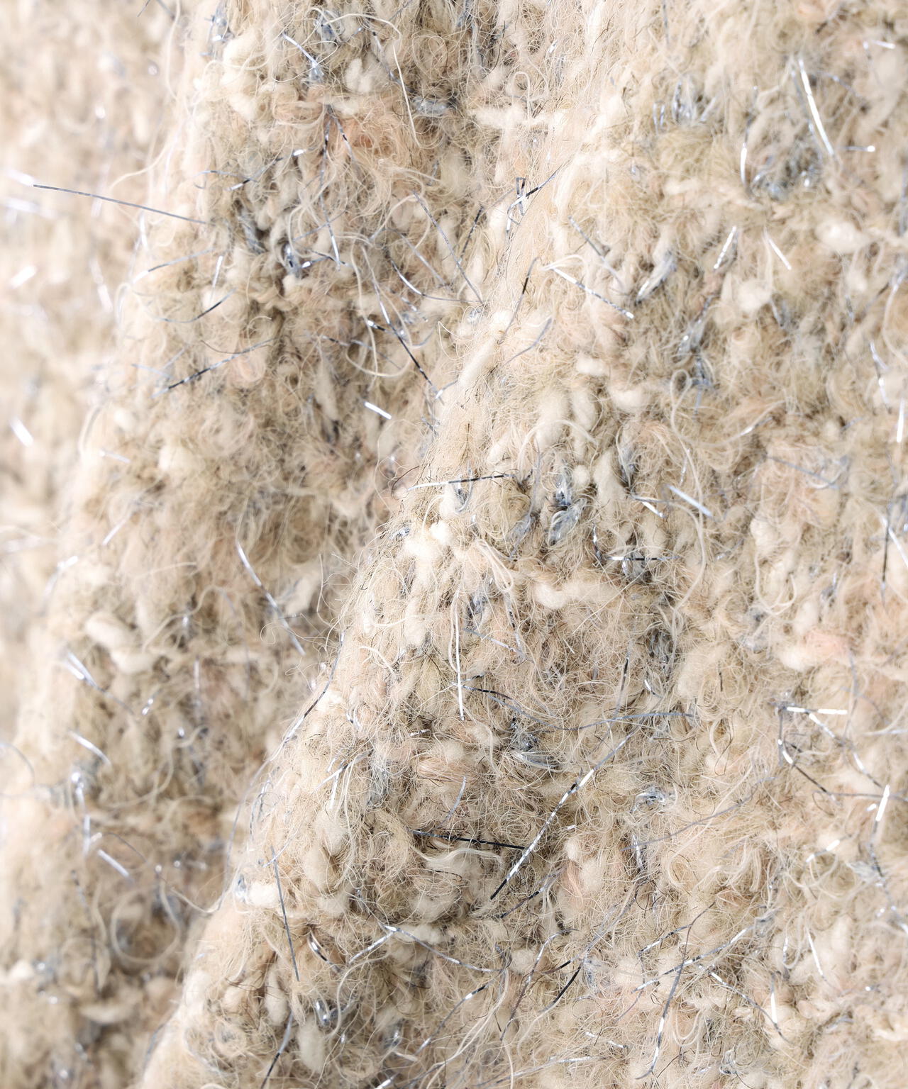 ラメツイードニットジャケット