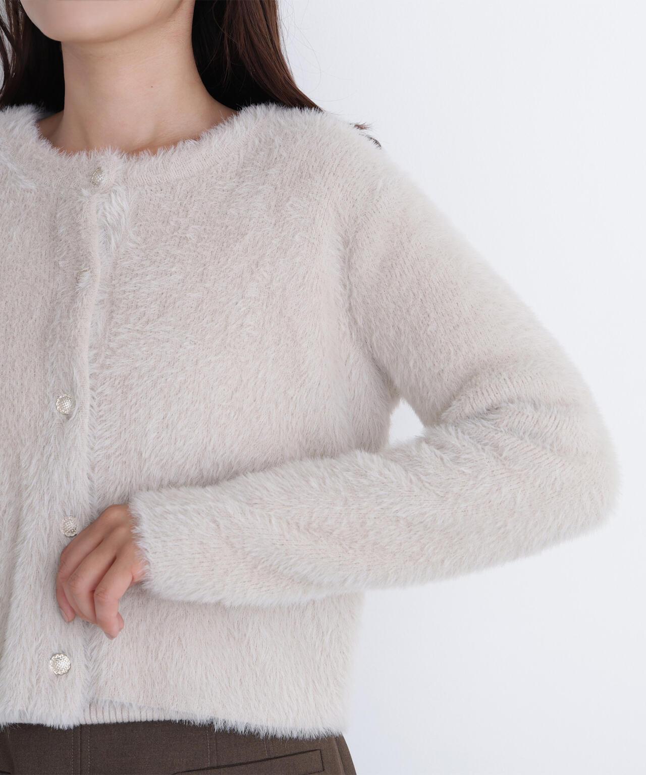 【sweet掲載】【ちょうど、いい服】“ふわ&リブ”アンサンブルニット