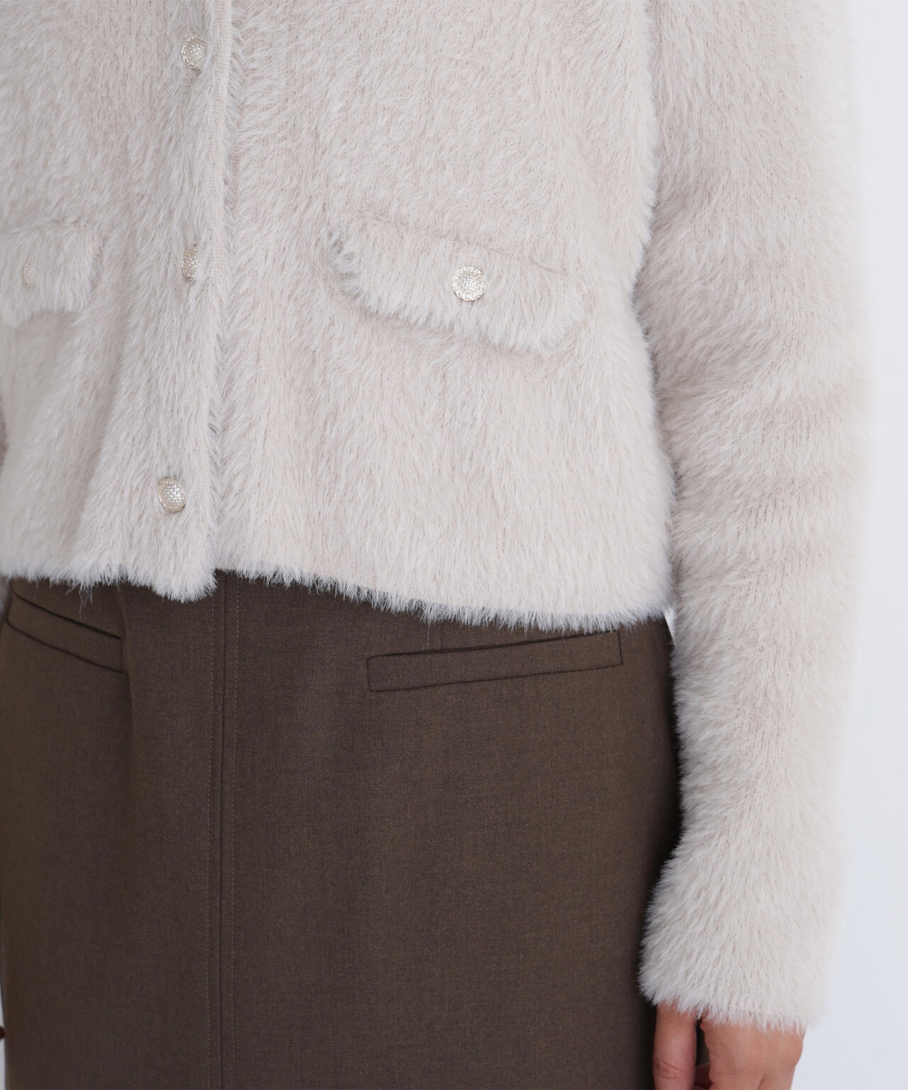 【sweet掲載】【ちょうど、いい服】“ふわ&リブ”アンサンブルニット