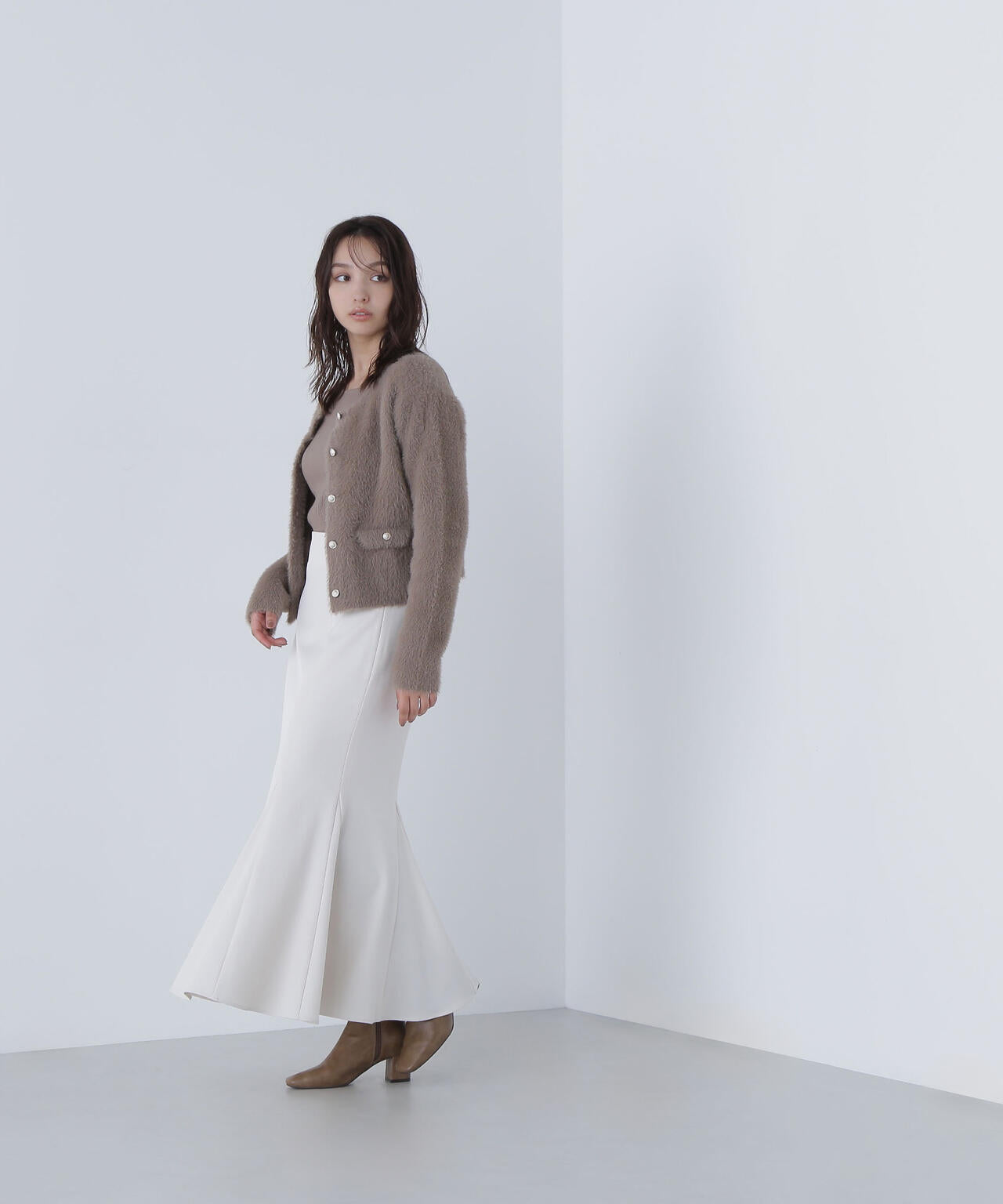 【sweet掲載】【ちょうど、いい服】“ふわ&リブ”アンサンブルニット