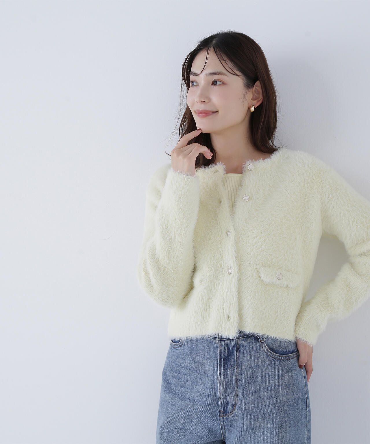 【sweet掲載】【ちょうど、いい服】“ふわ&リブ”アンサンブルニット