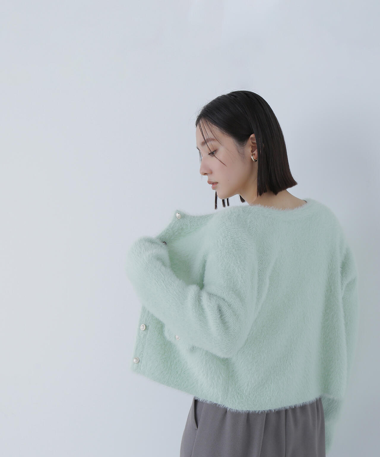 【sweet掲載】【ちょうど、いい服】“ふわ&リブ”アンサンブルニット