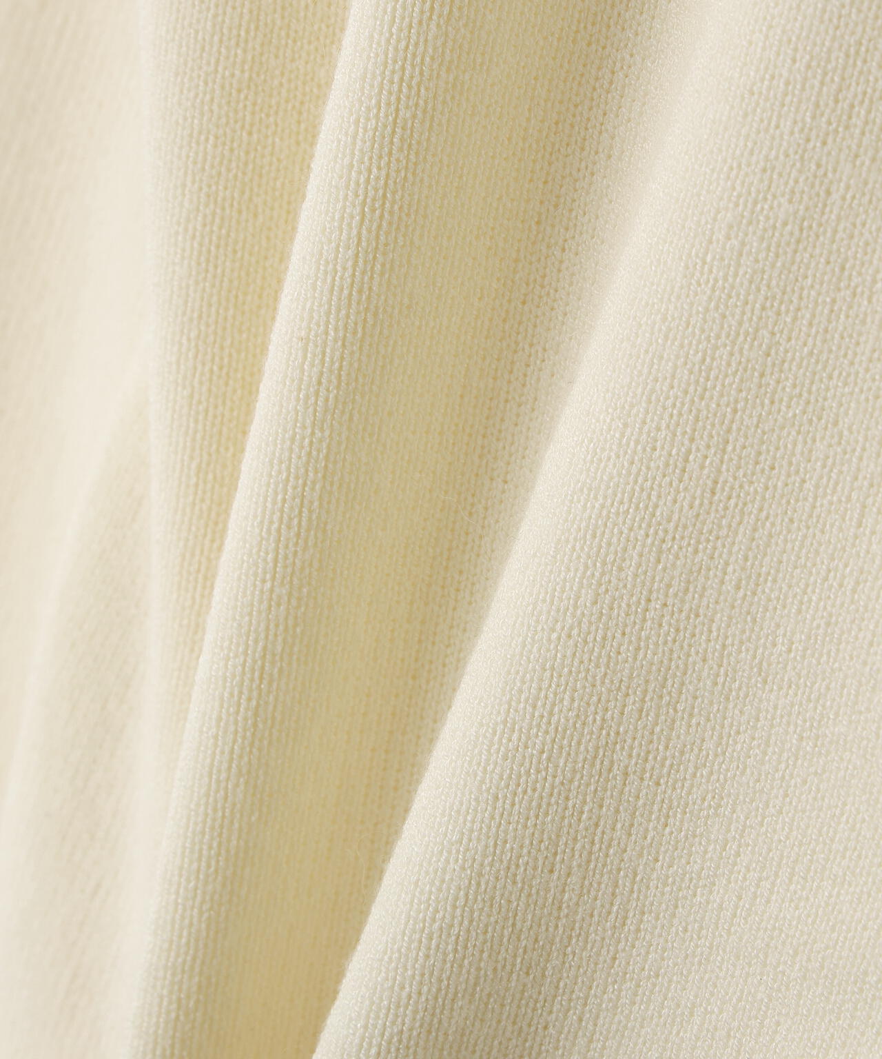 襟付きメタルボタンニットジャケット