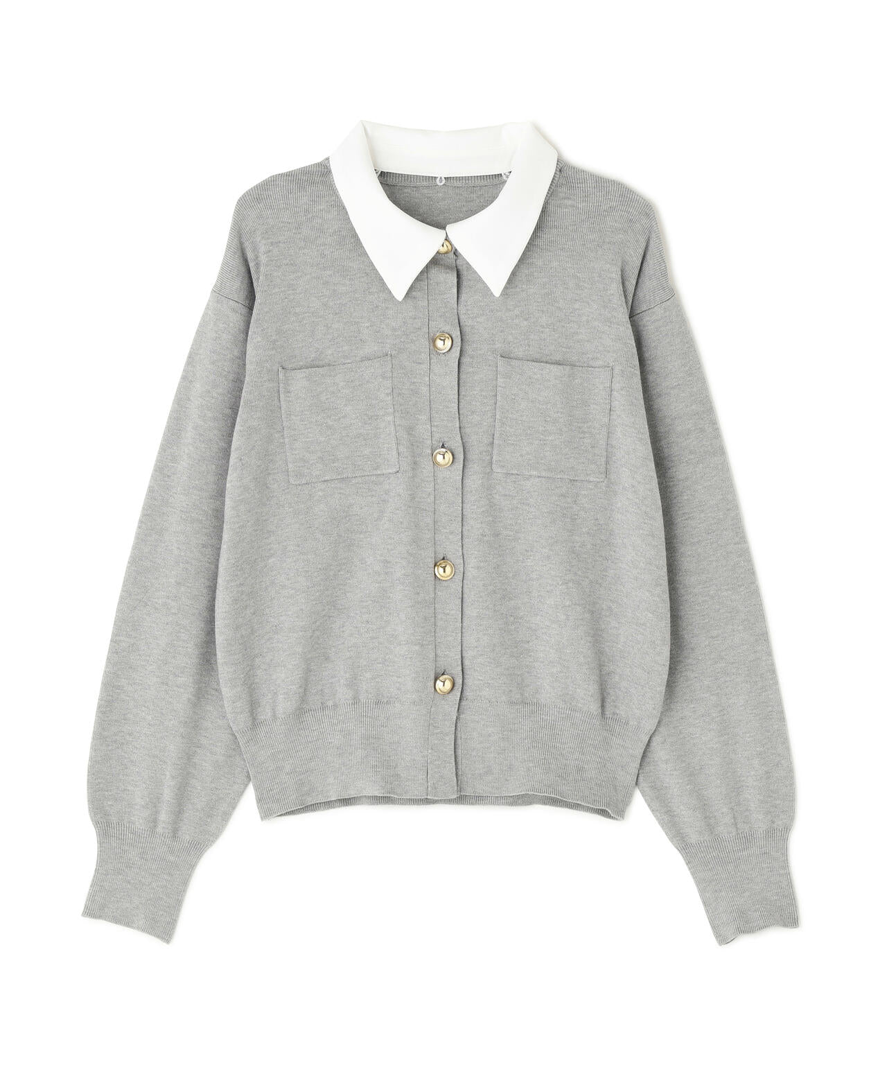 【Oggi掲載】2wayカラーニットジャケット