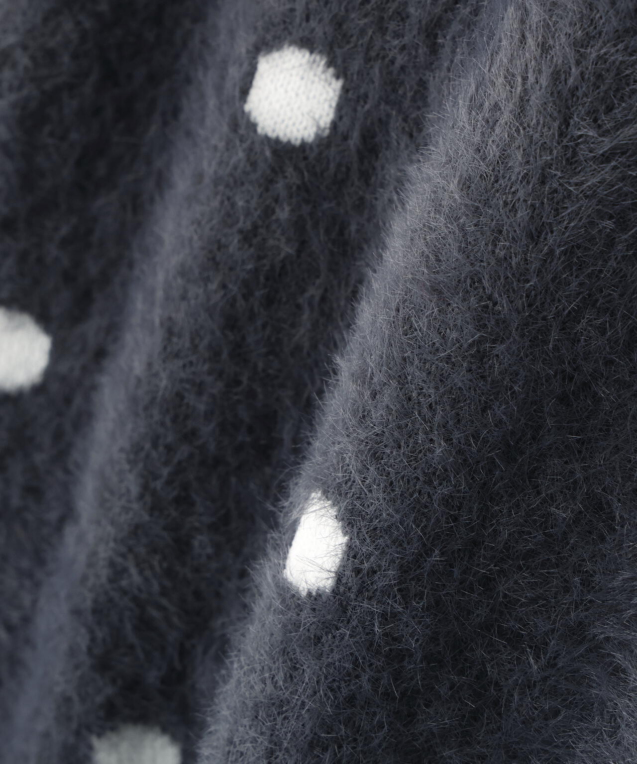 ドットシャギーカーディガン