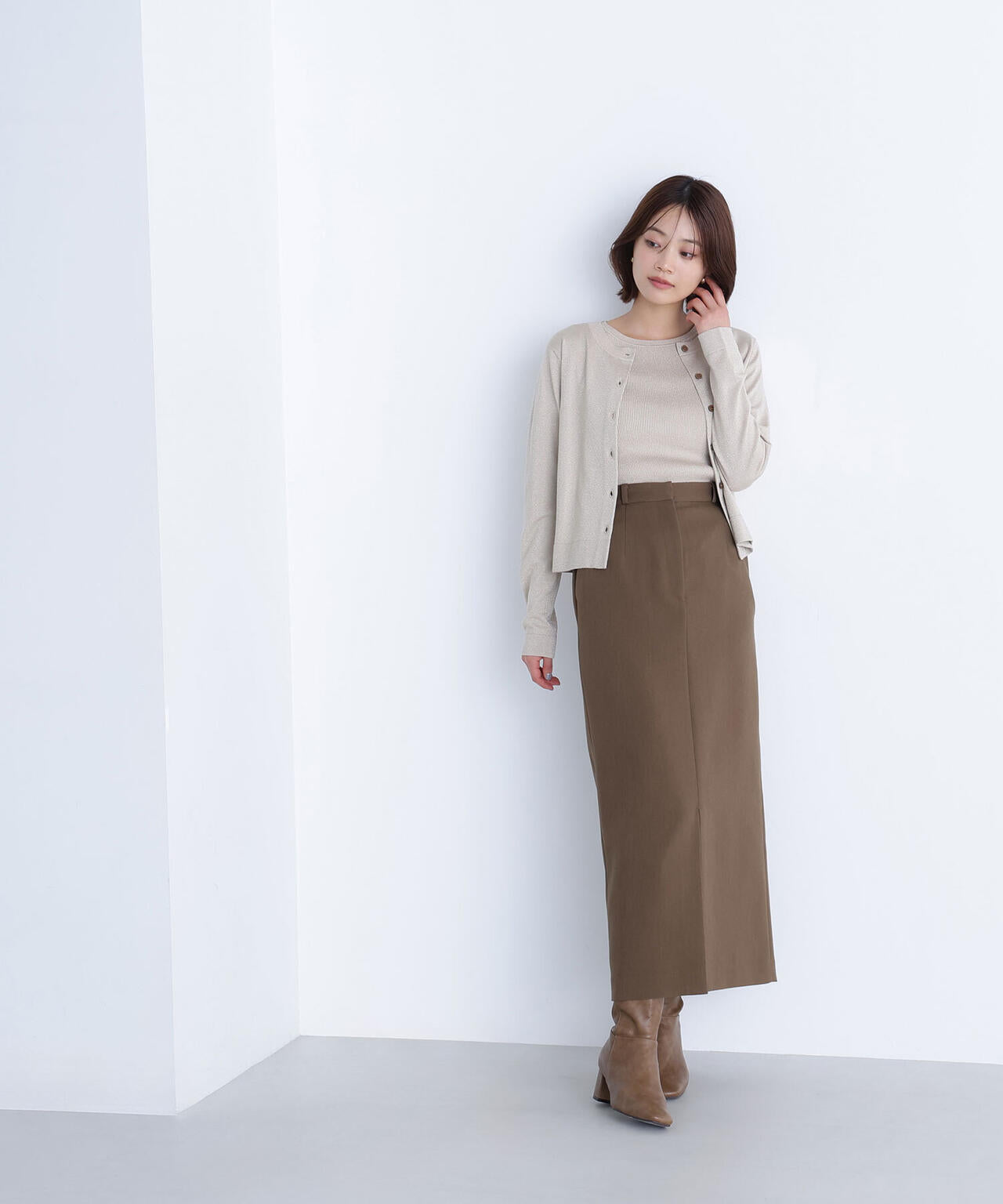 ベーシッククルーネックアンサンブル