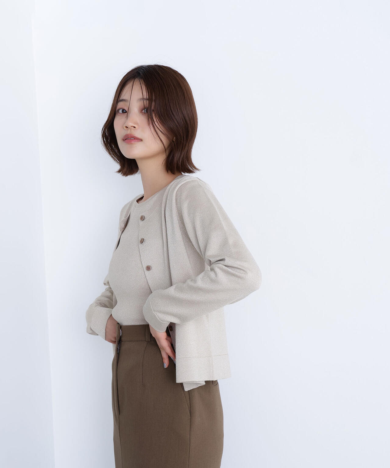 ベーシッククルーネックアンサンブル