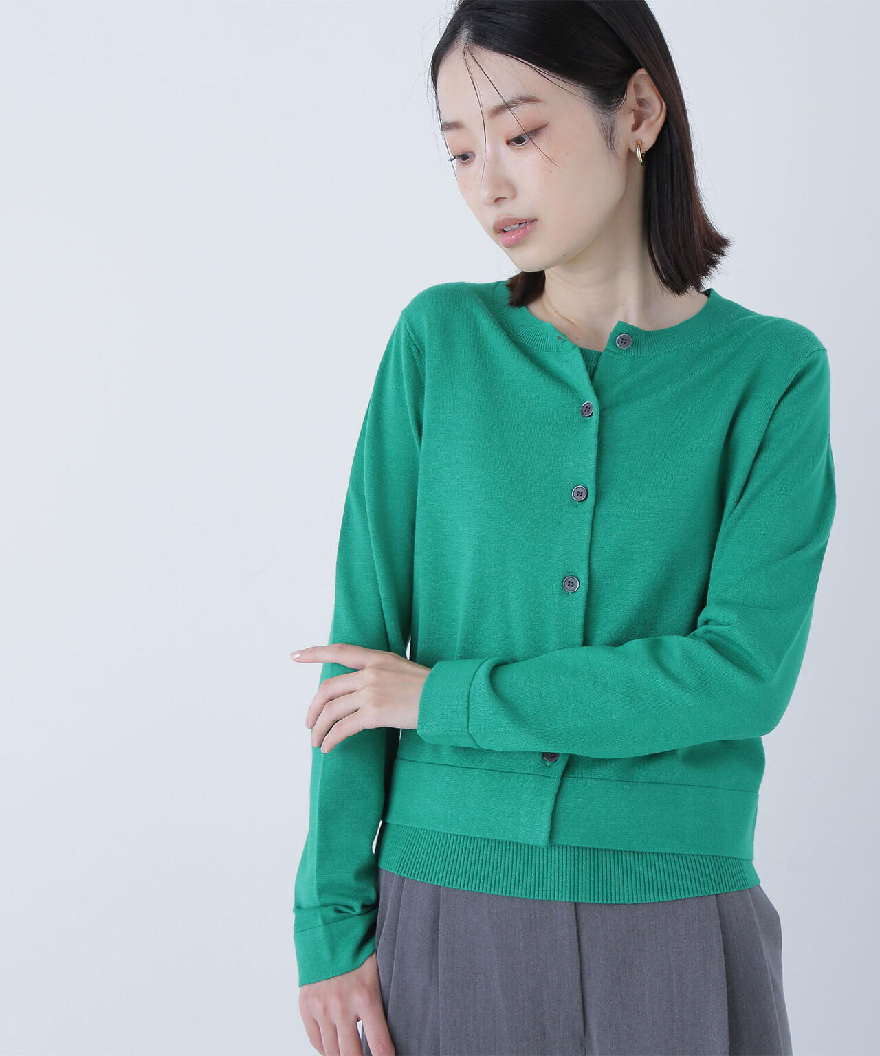 ベーシッククルーネックアンサンブル