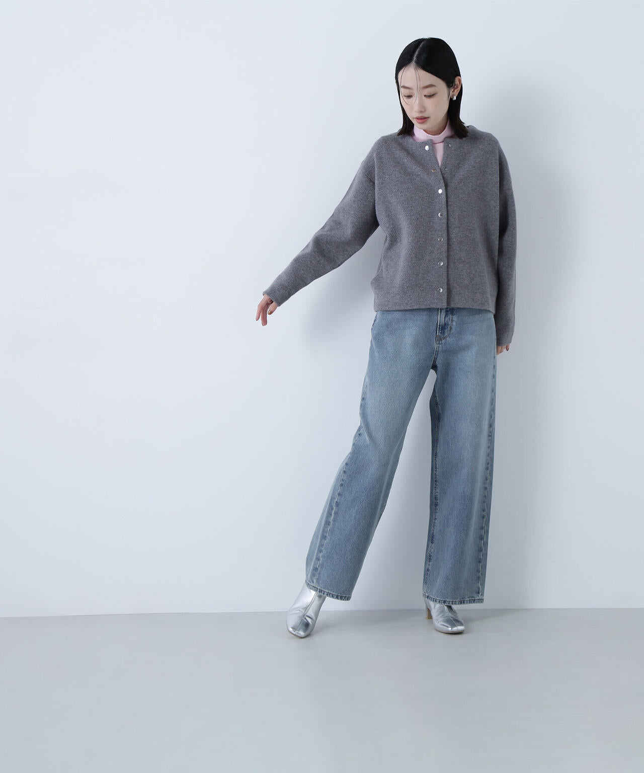 FOX接結ニットジャケット