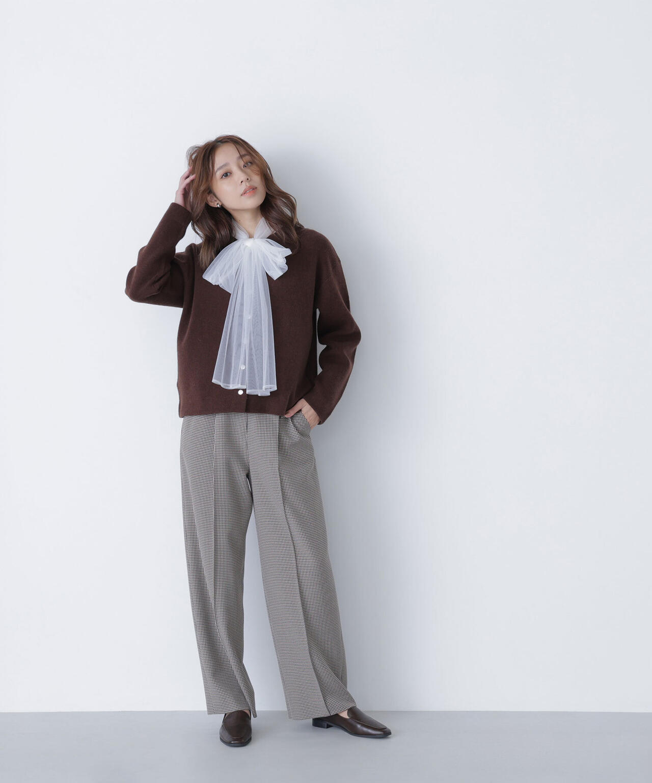 FOX接結ニットジャケット