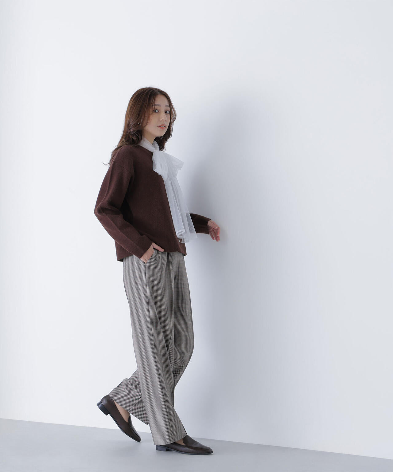 FOX接結ニットジャケット