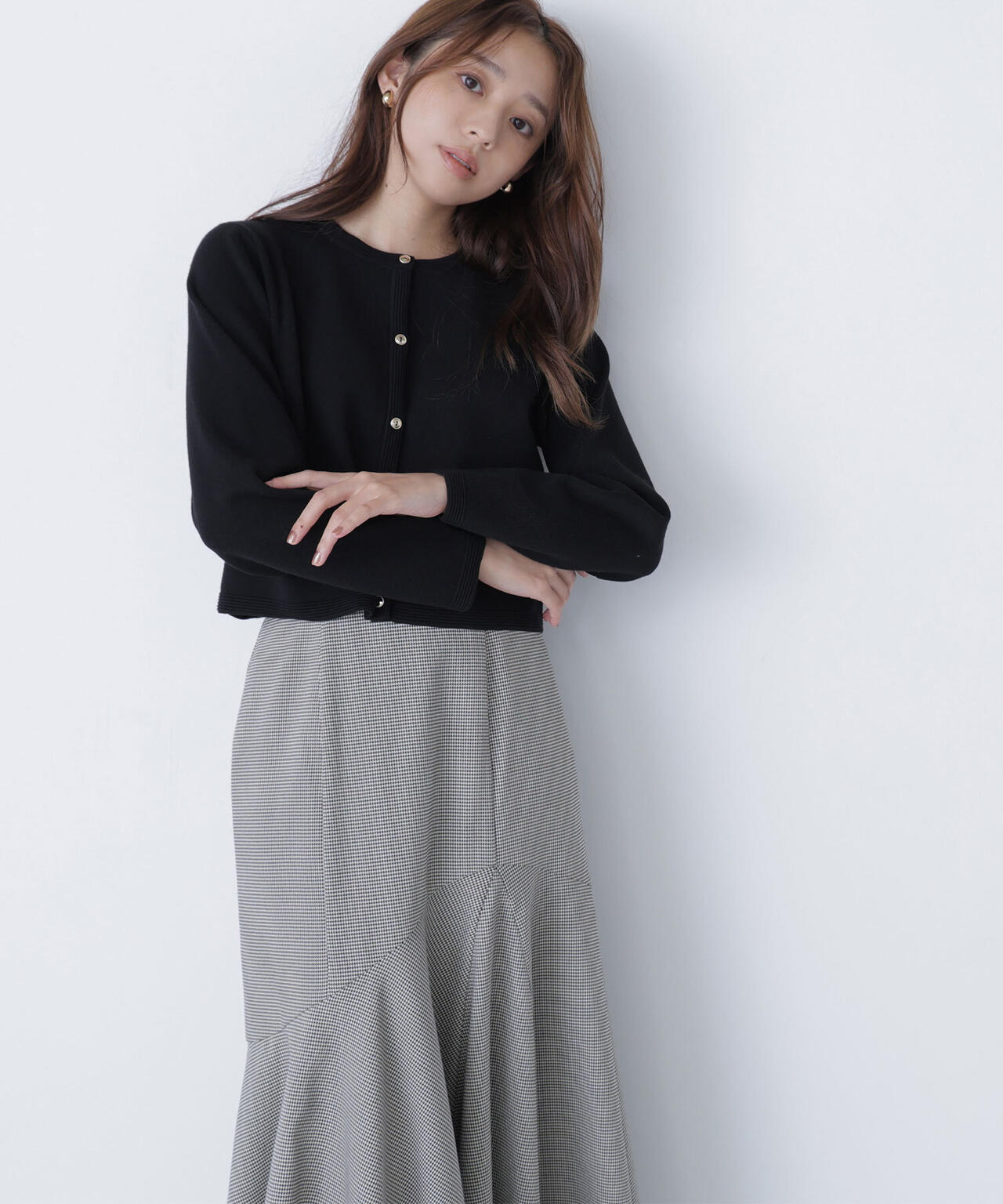 シルクブレンドカーディガン