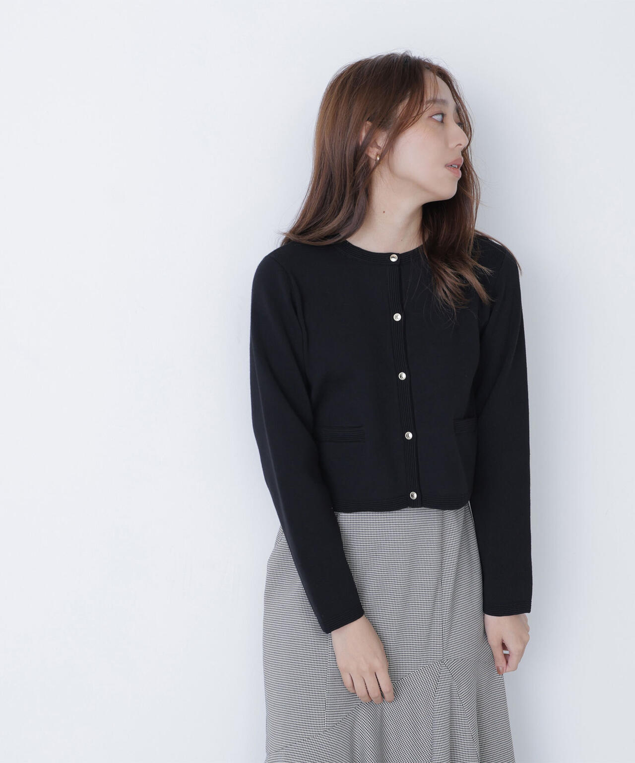 シルクブレンドカーディガン