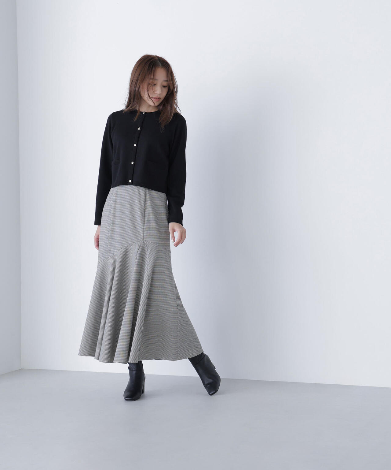 シルクブレンドカーディガン