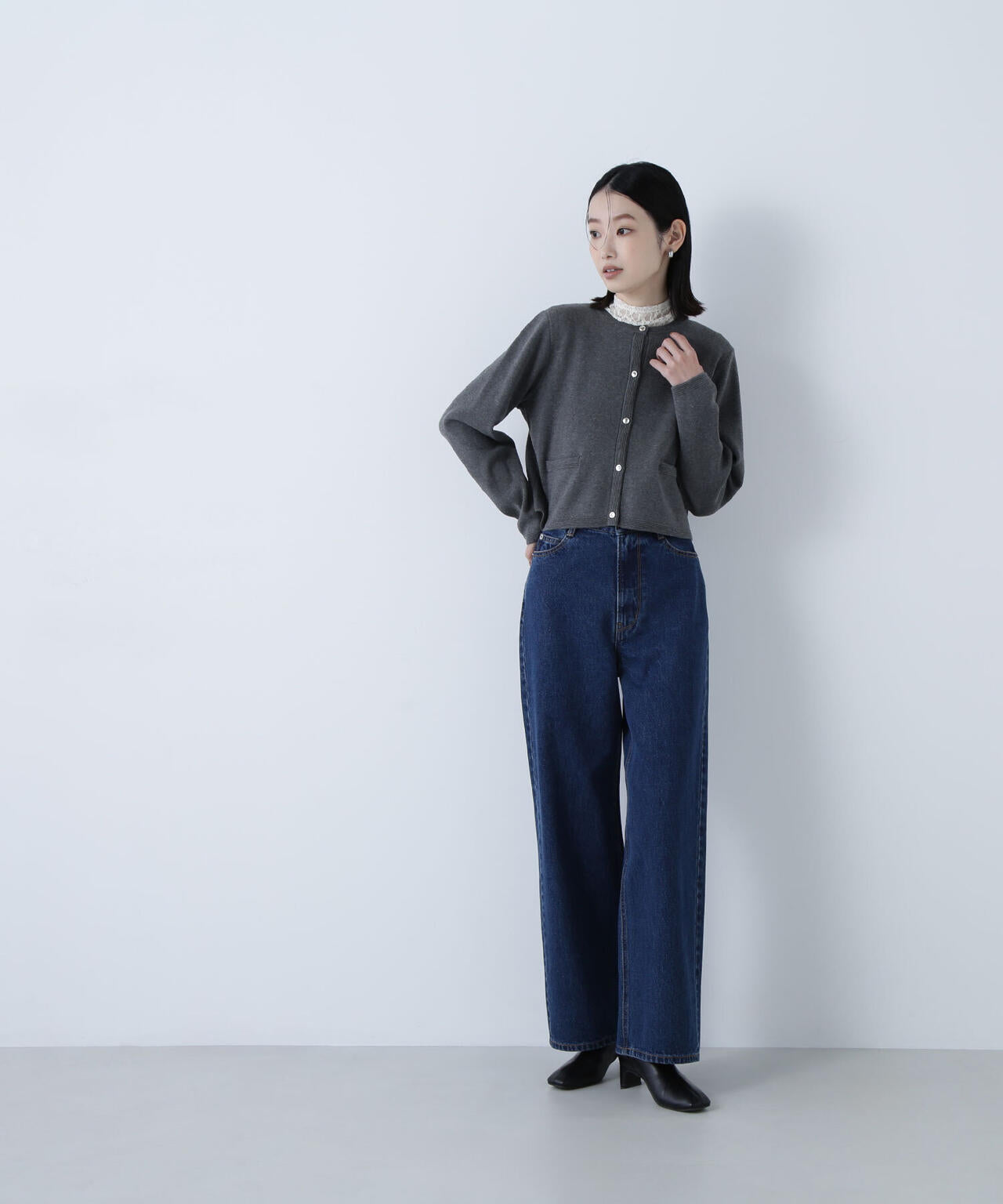 シルクブレンドカーディガン