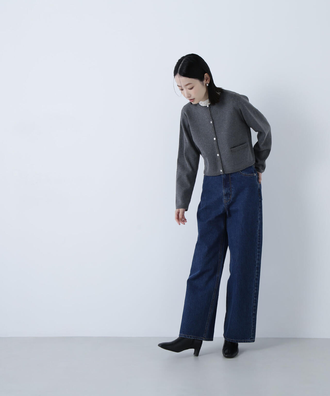 シルクブレンドカーディガン