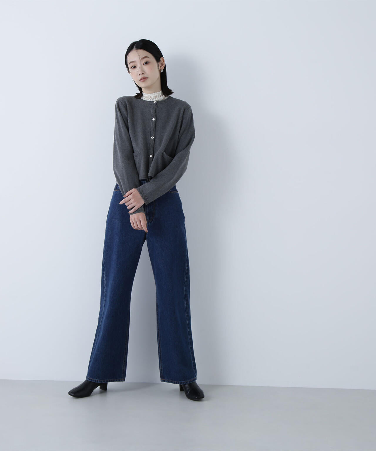 シルクブレンドカーディガン