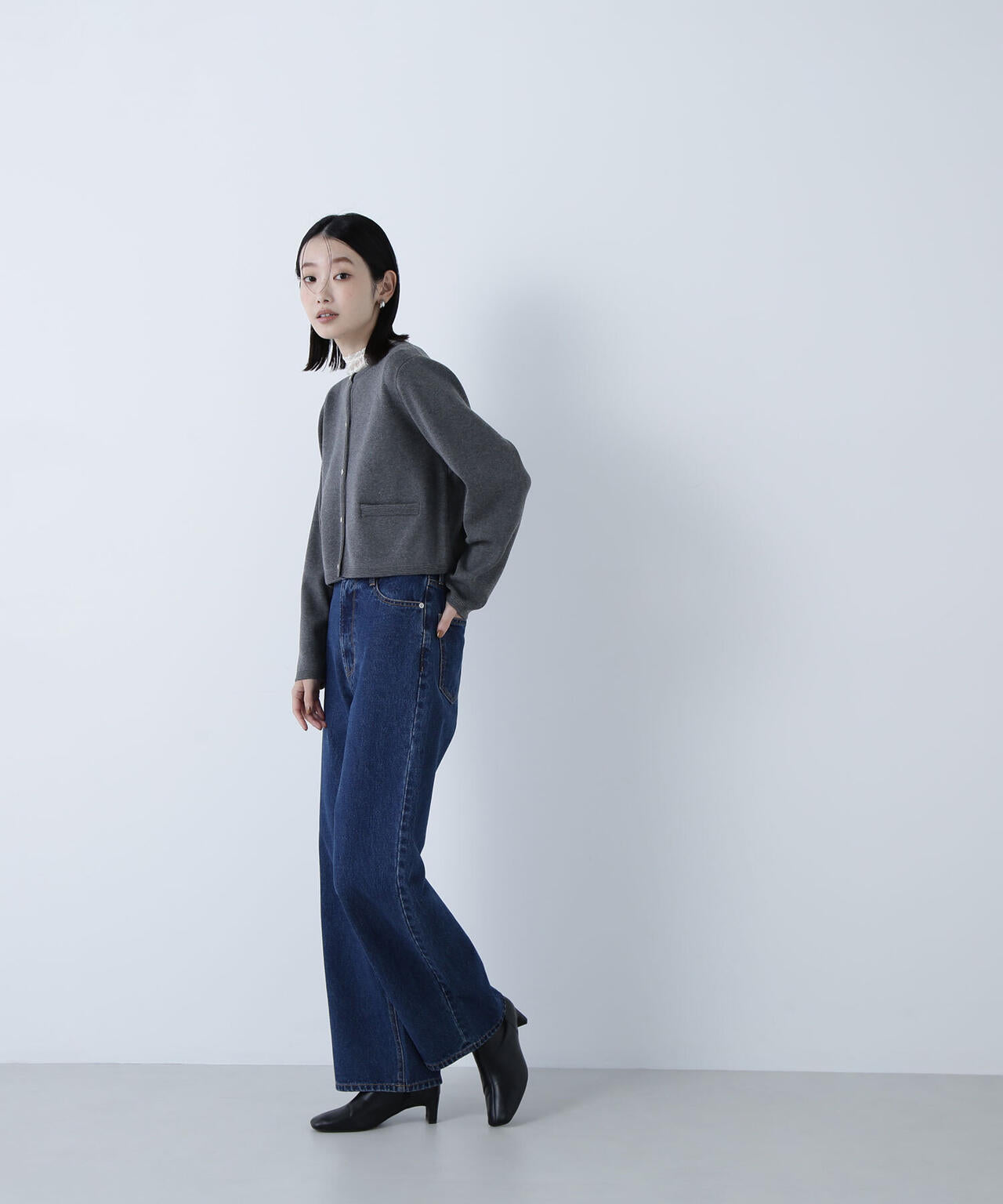 シルクブレンドカーディガン