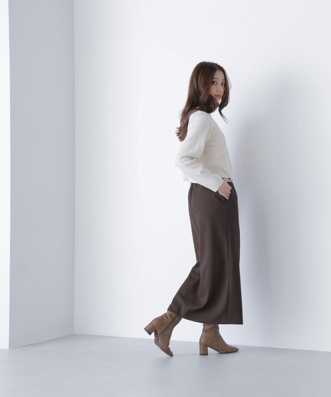 シルクブレンドカーディガン