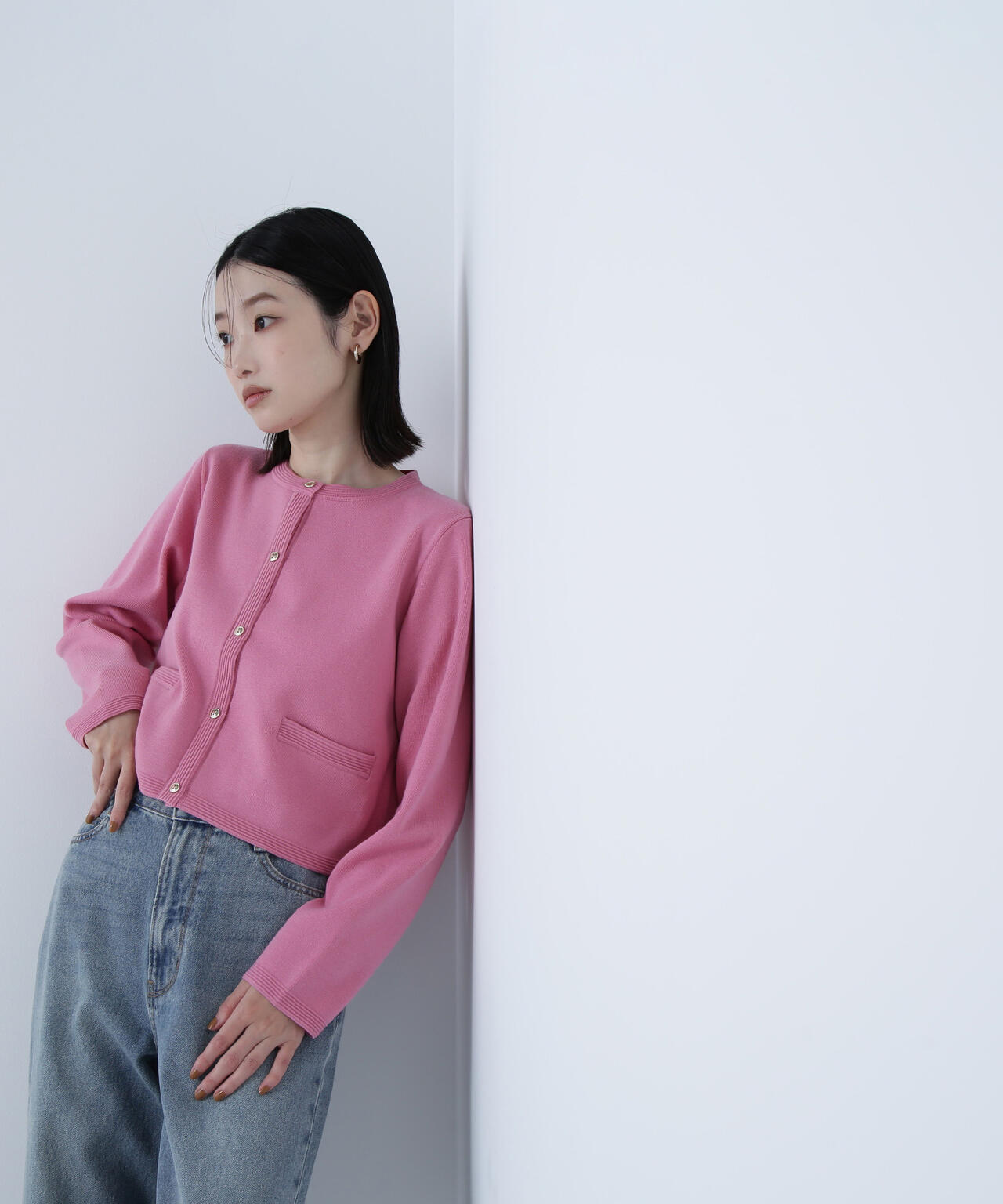 シルクブレンドカーディガン